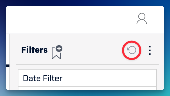 Dashboard Filters - Reset